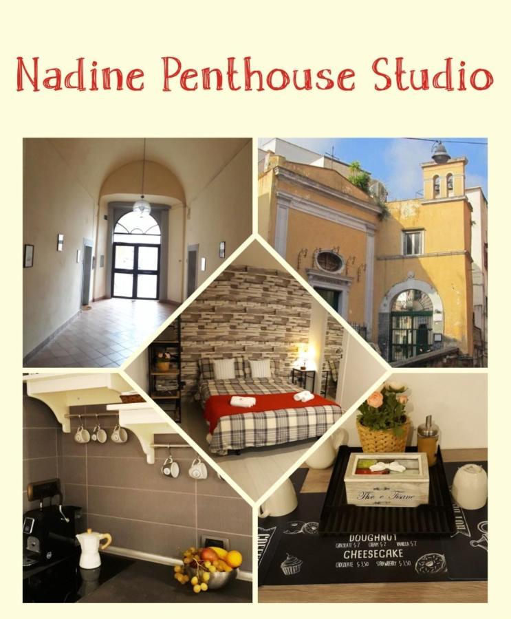 Nadine Penthouse Studio Daire Napoli Dış mekan fotoğraf